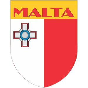 Malta Flag Shield Style