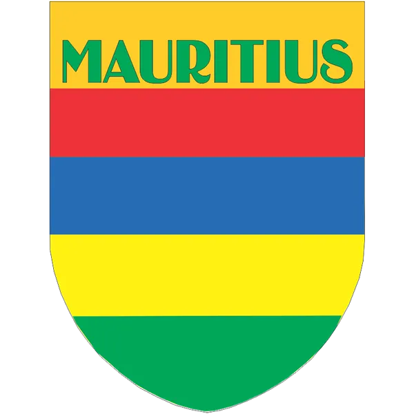 Mauritius Flag Shield Style