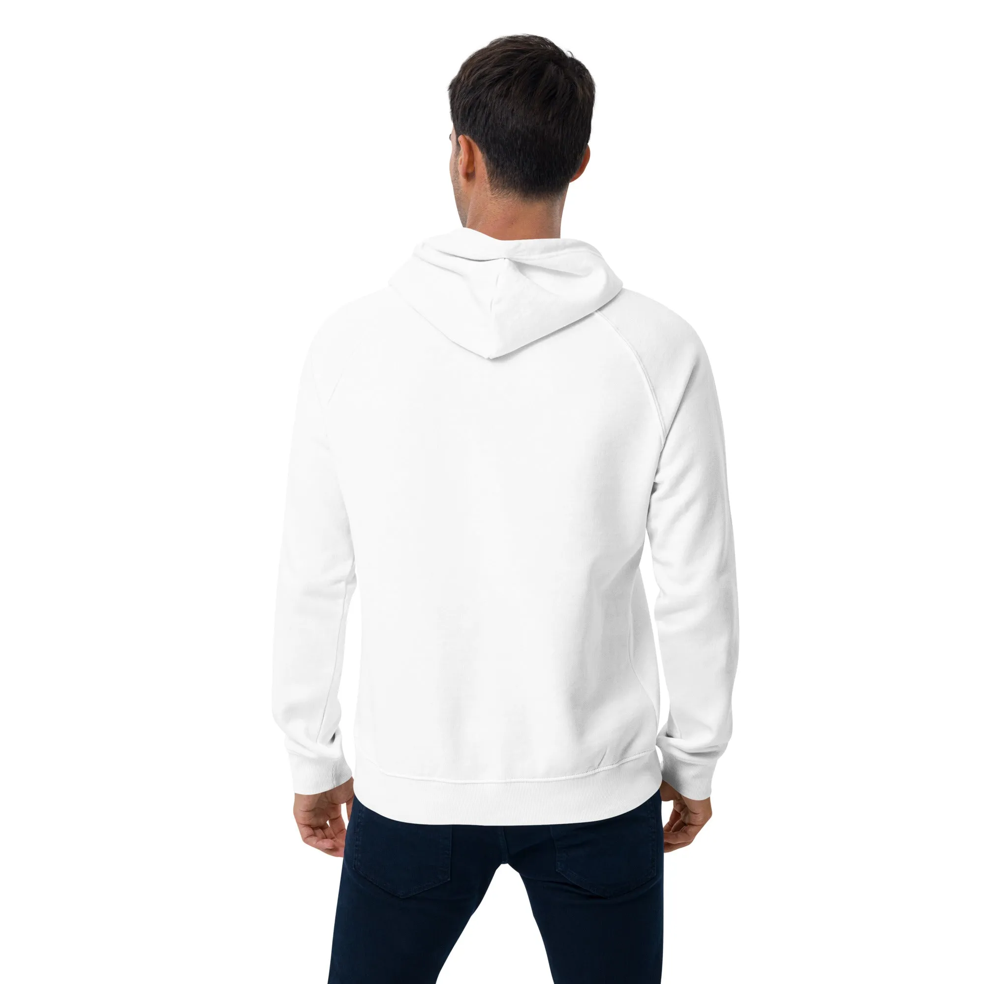 Men's Eco Raglan Hoodie with Colorful Ocean Design