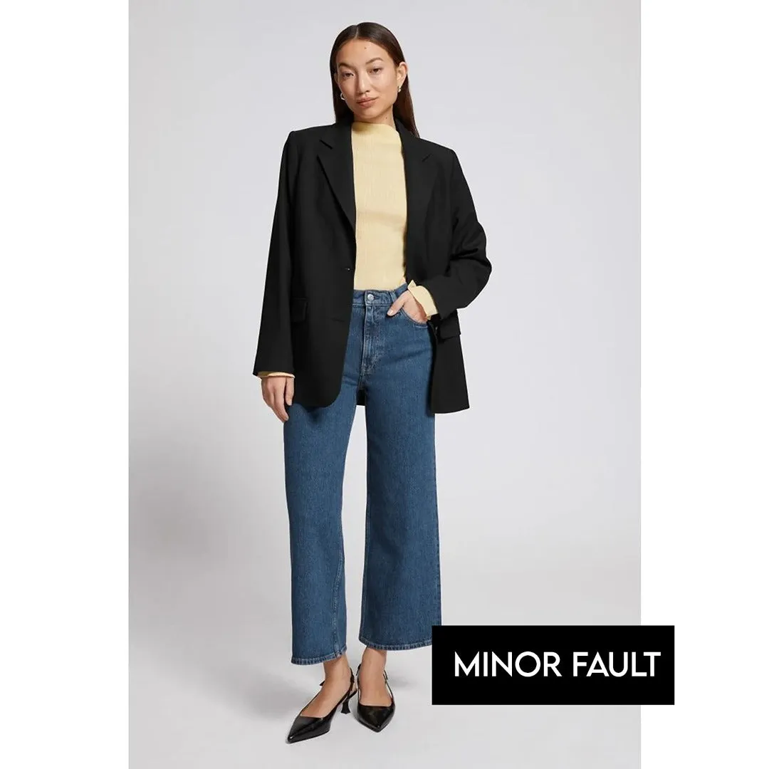 (Minor Fault) Blue Wide Leg Jeans