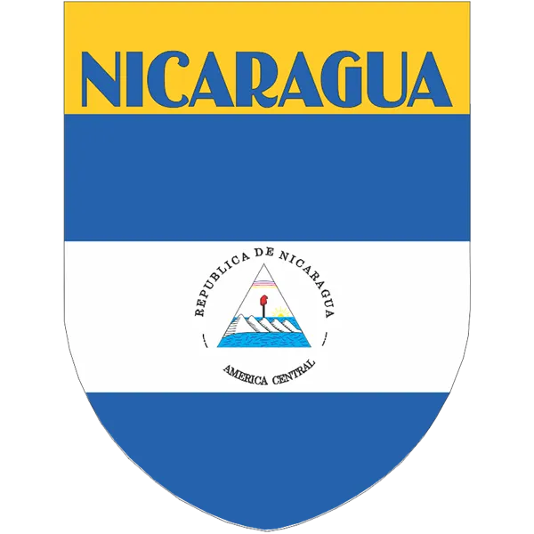 Nicaragua Flag Shield Style