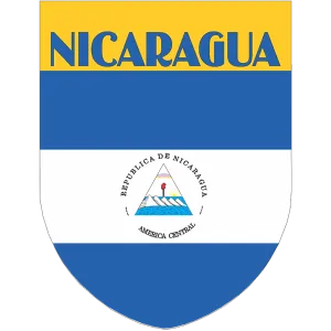 Nicaragua Flag Shield Style