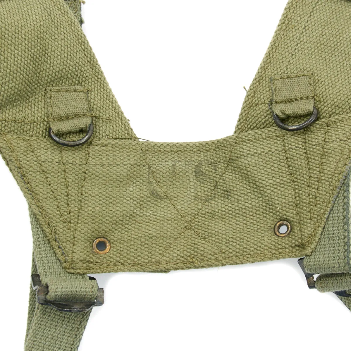 Original U.S. Vietnam Era M1956 Individual Equipment Belt Suspenders