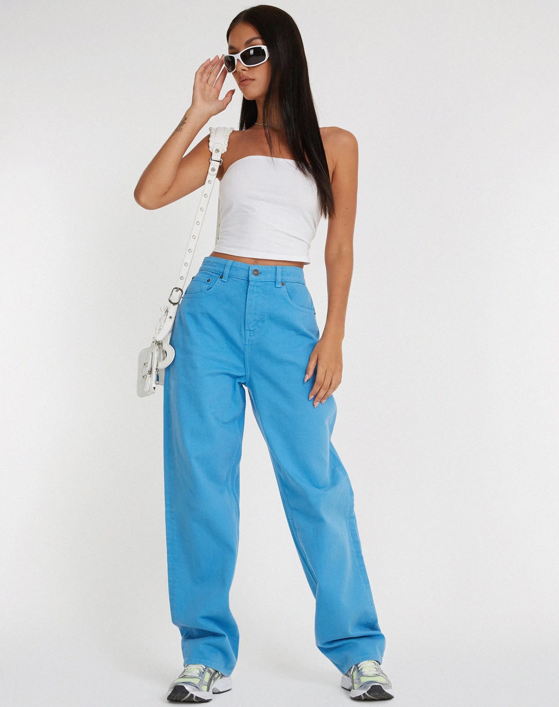 Parallel Jeans in Azure Blue