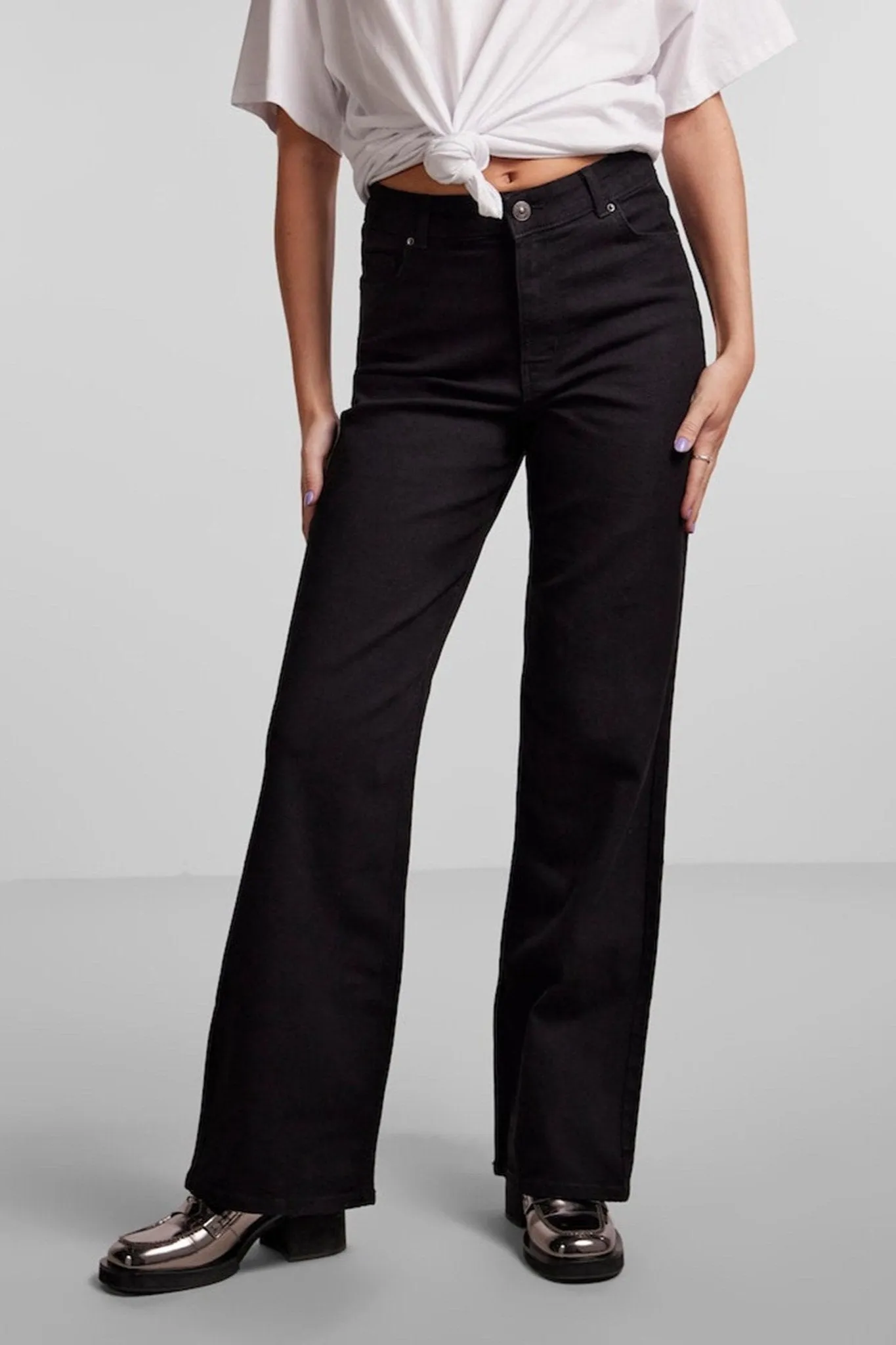 Peggy Wide Jeans - Black