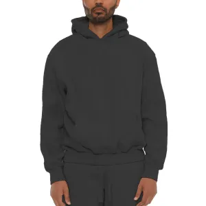 Premium Black Cotton Hoodie