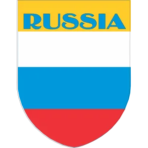 Russia Flag Shield Style