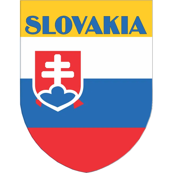 Slovakia Flag Shield Style