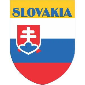 Slovakia Flag Shield Style