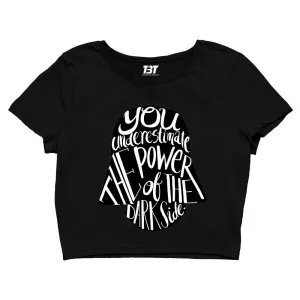 Star Wars Crop Top - Power Of The Dark Side