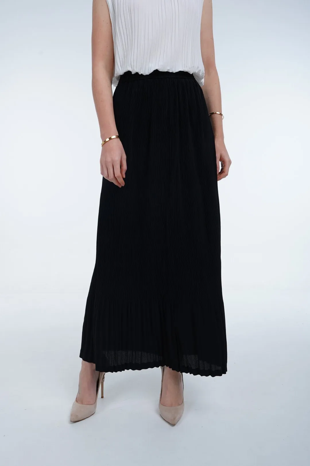 Stella Fishtail Pleated Skirt