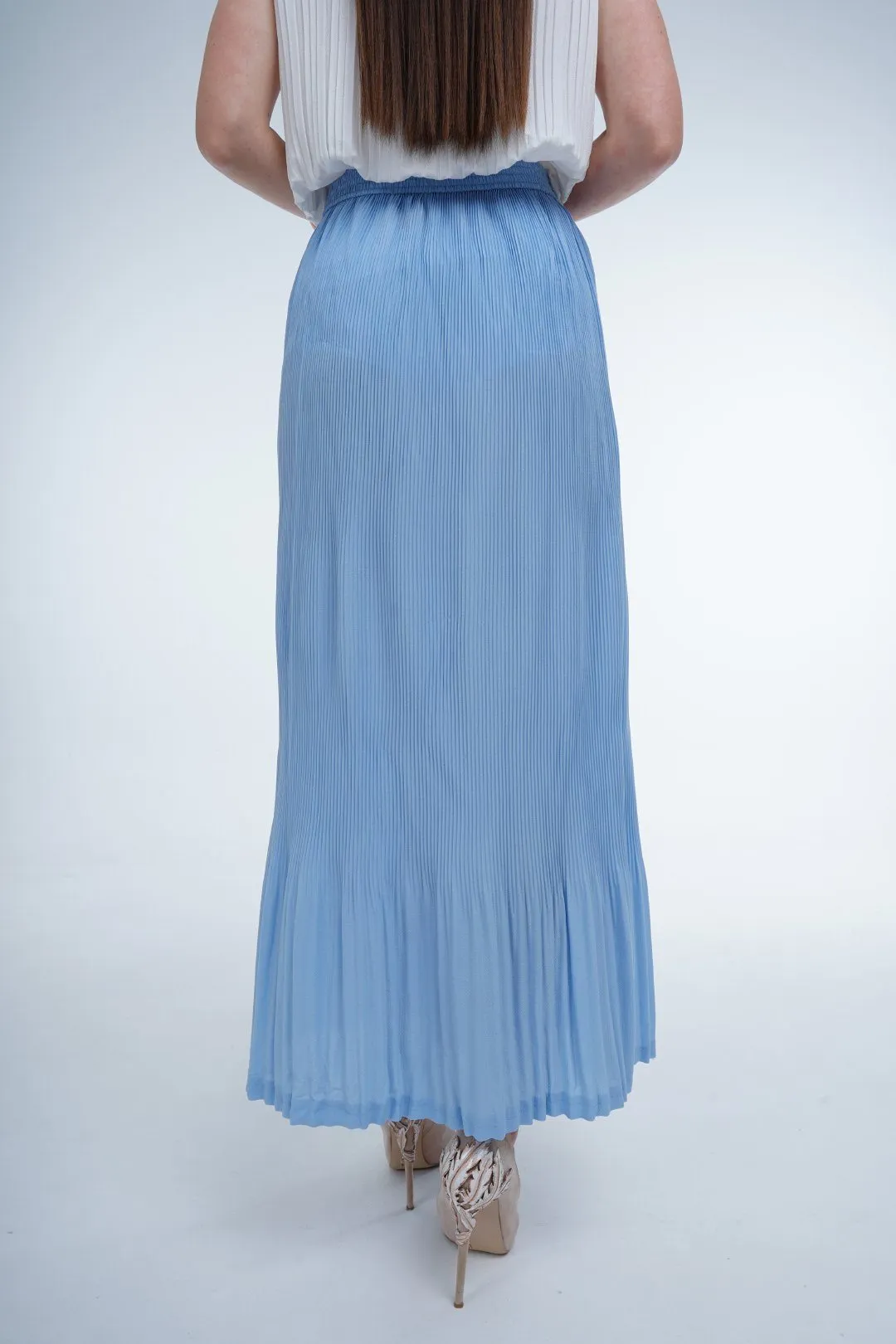 Stella Fishtail Pleated Skirt