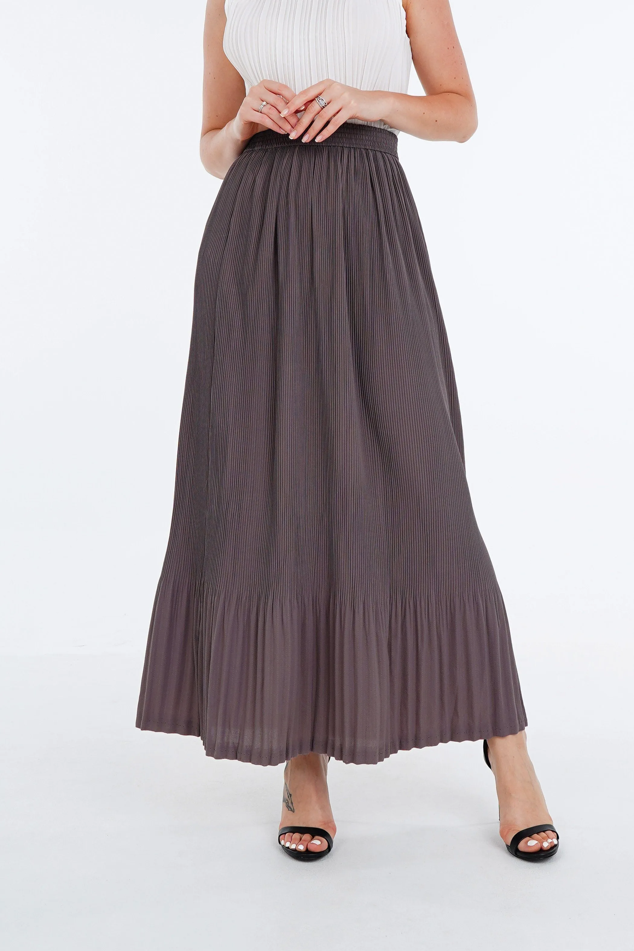 Stella Fishtail Pleated Skirt