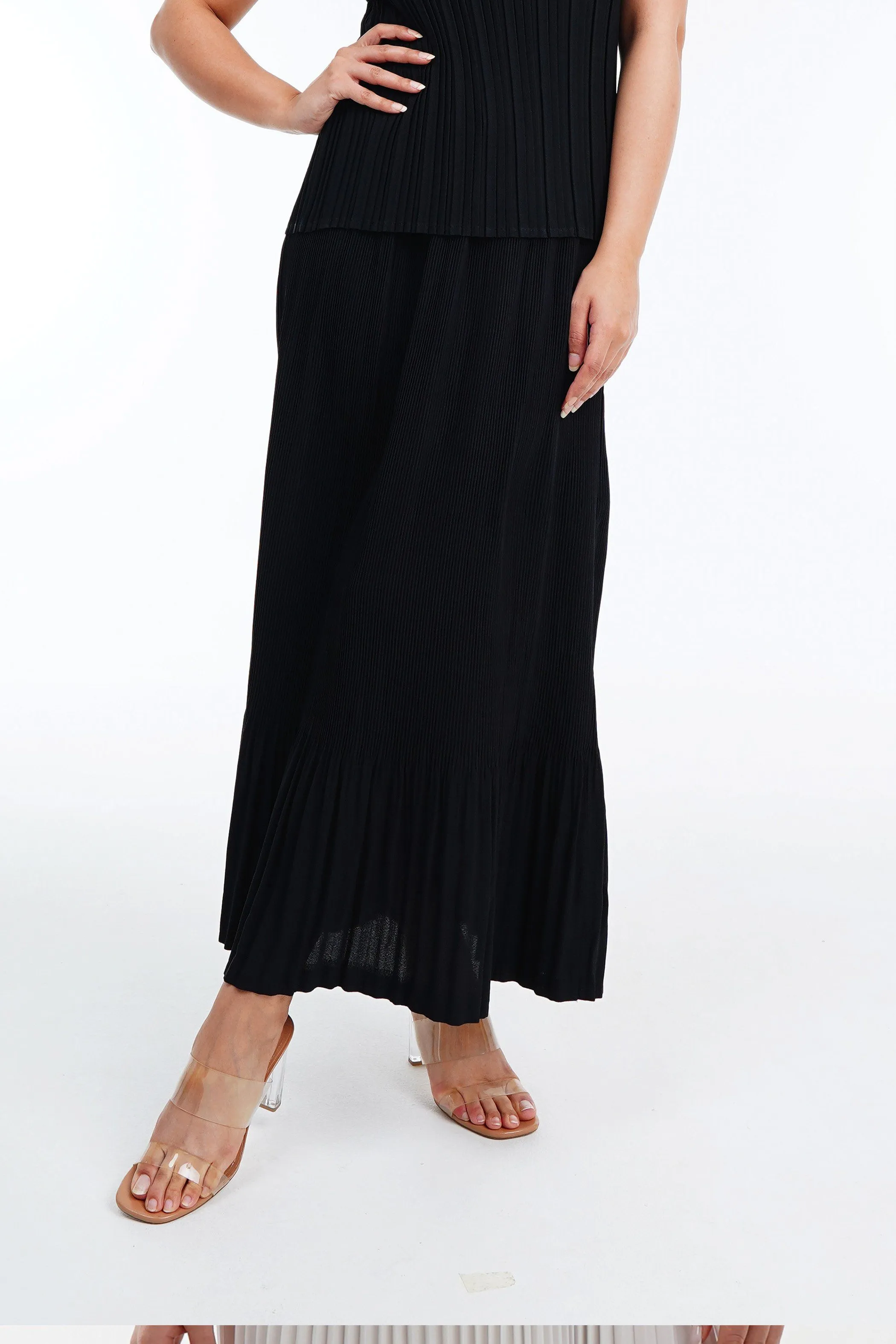 Stella Fishtail Pleated Skirt