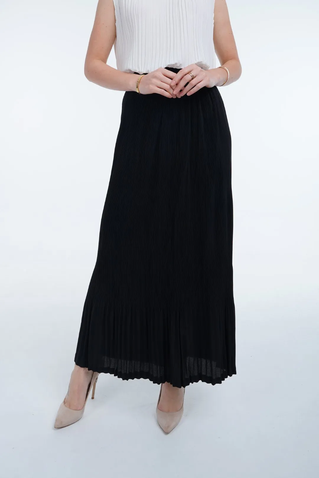 Stella Fishtail Pleated Skirt