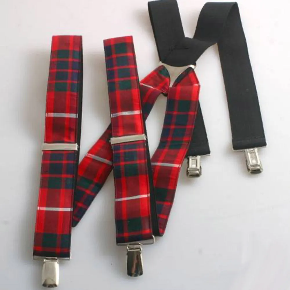 Tartan Braces (suspenders) in over 500 Tartans