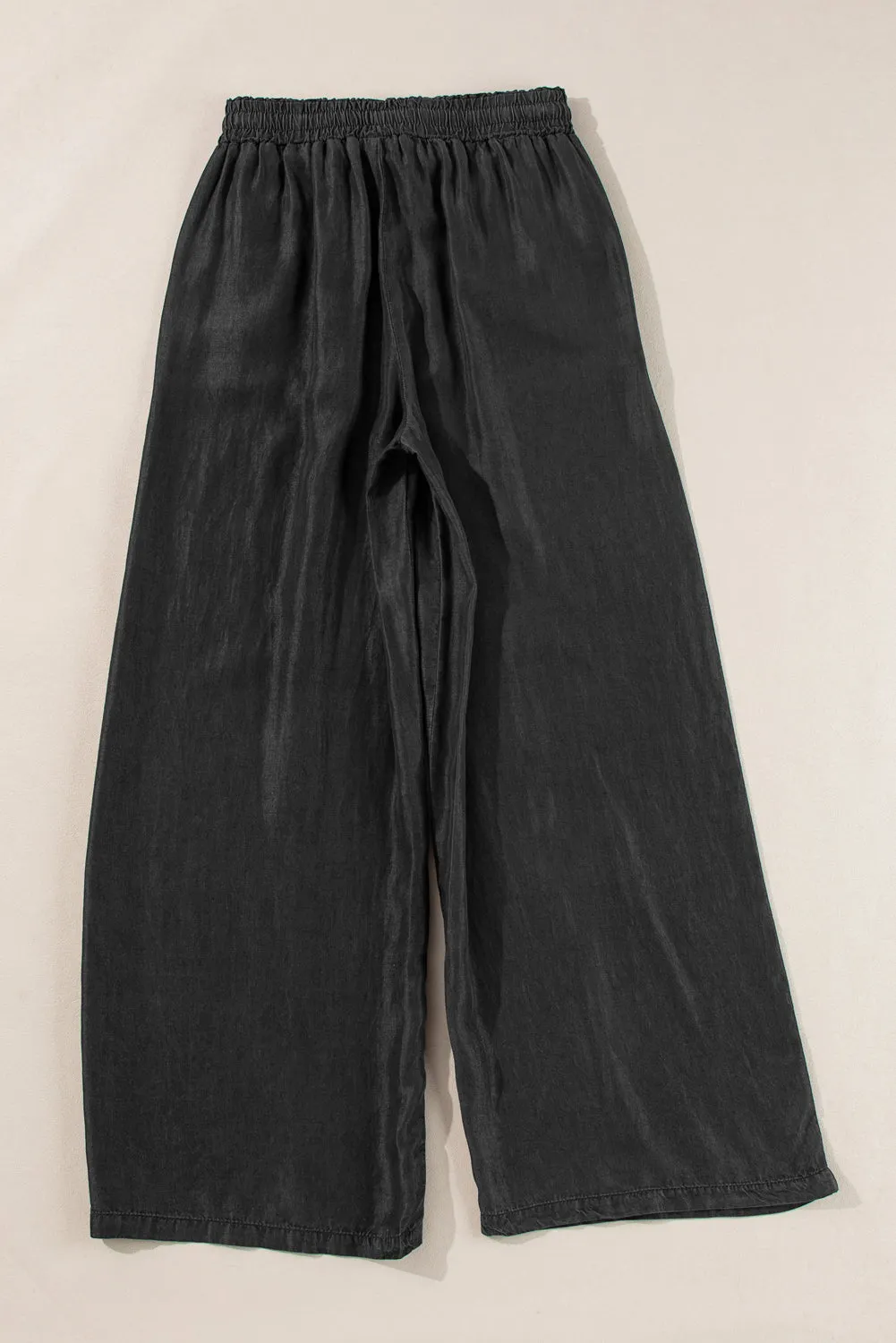 TEEK - Drawstring Wide Leg Jeans