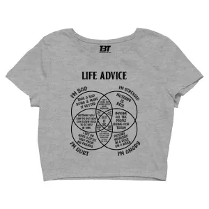 The Beatles Crop Top - Life Advice