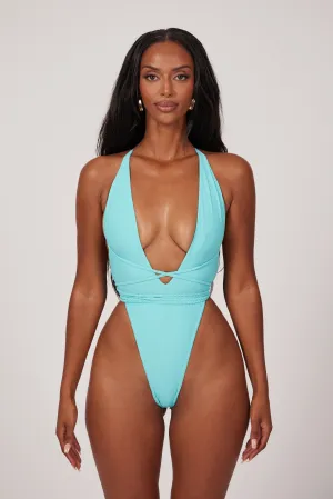 The Fishtail Swim - POWDER BLUE