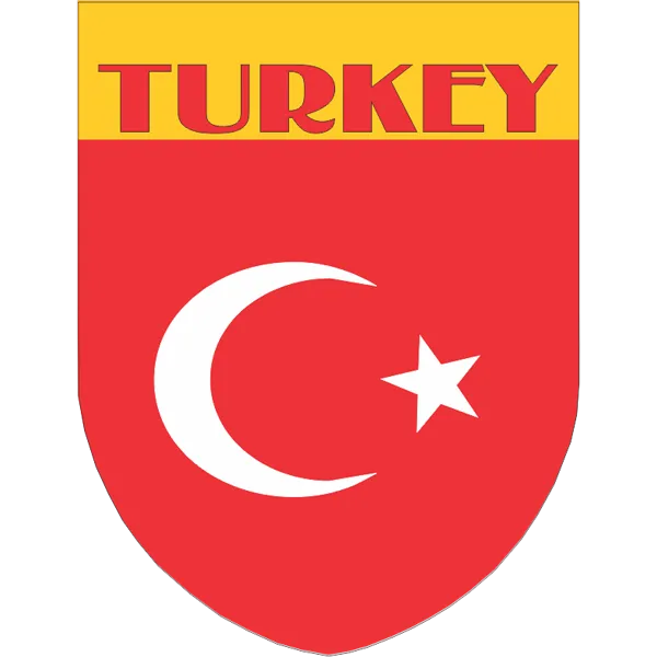 Turkey Flag Shield Style