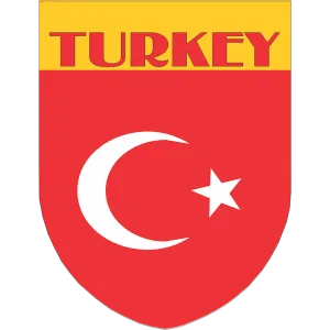 Turkey Flag Shield Style