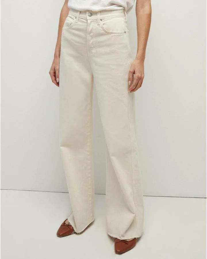 Veronica Beard Taylor High Rise Wide Leg Jeans