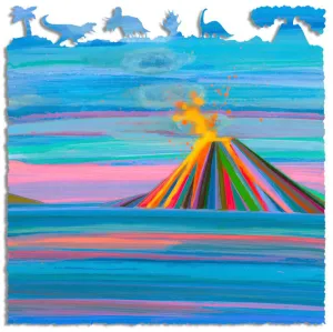 Volcano Number 3 Wooden Jigsaw Puzzle