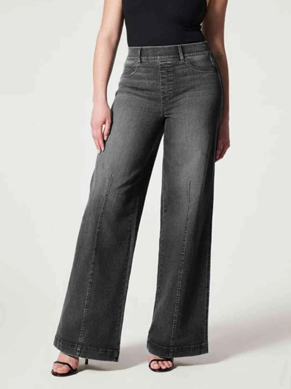 Wide Leg Long Jeans