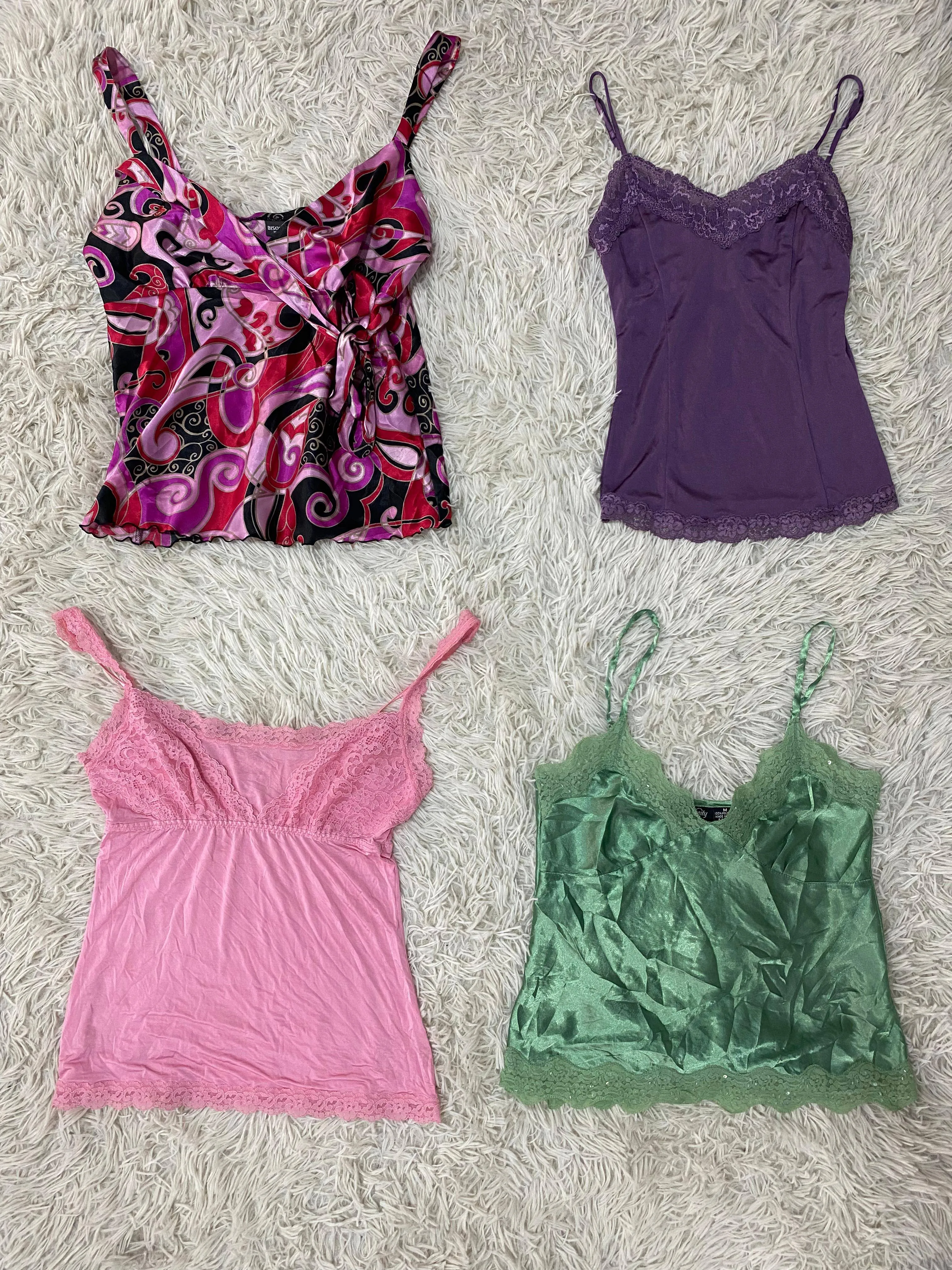 Y2k European FairyCore Cami Tops