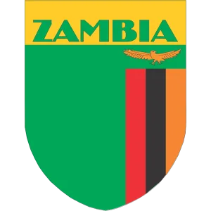 Zambia Flag Shield Style